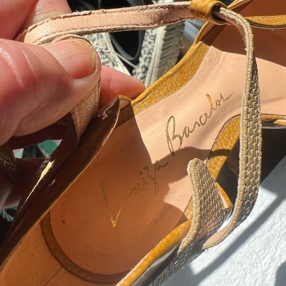 Luisa Barcelos heals. Rubber soles and heels  4.5 inch heel. Never worn. NWOT - Picture 12 of 16